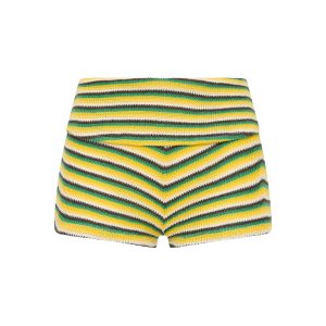ELLI - LEMONADE Crochet Stripe Short