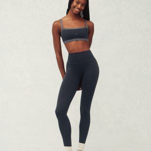 LUXFORM? LUX DUO STRIPE LEGGINGS - INDIGO