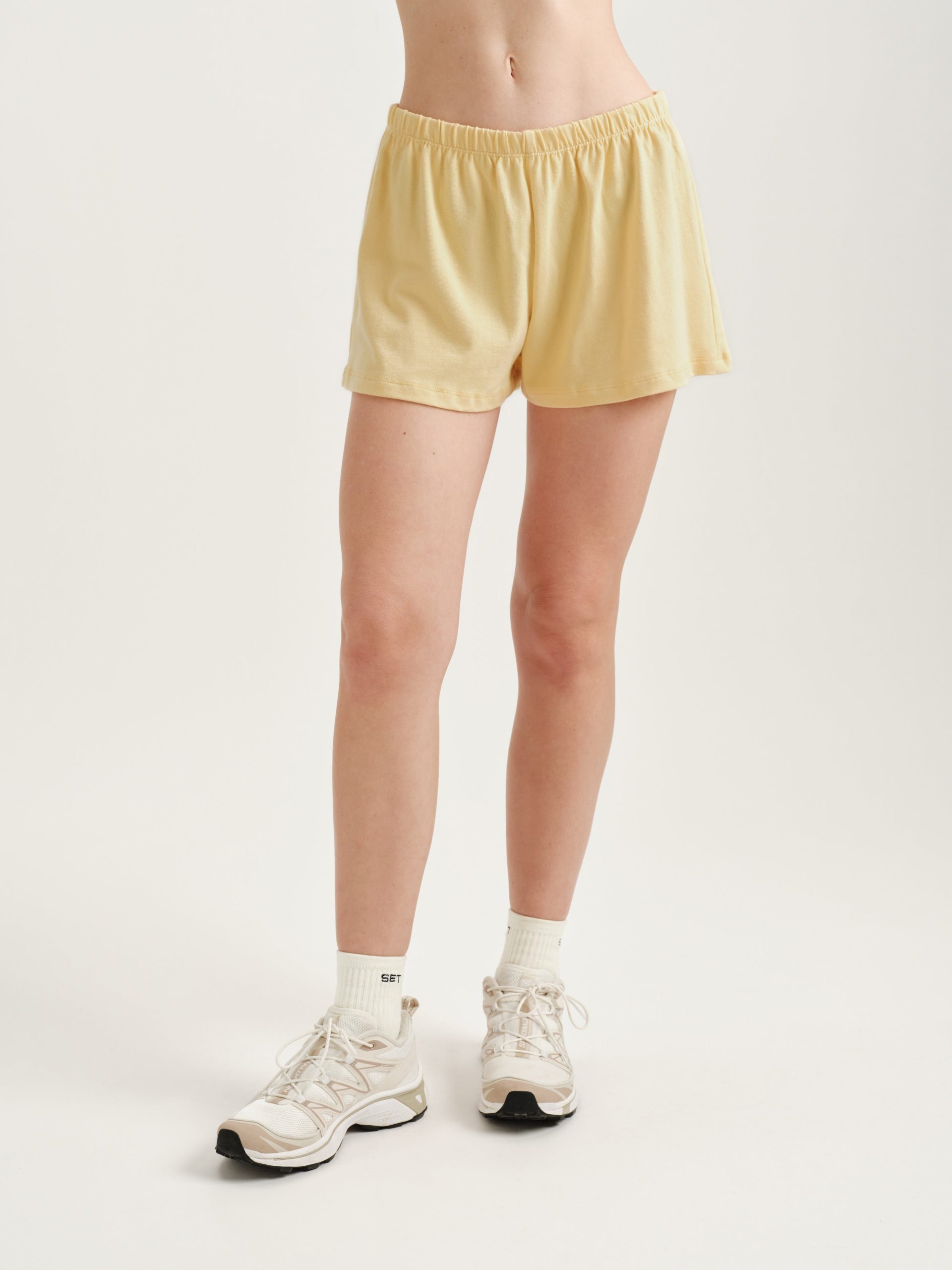 HEAVY COTTON EASY SHORTS - BUTTER
