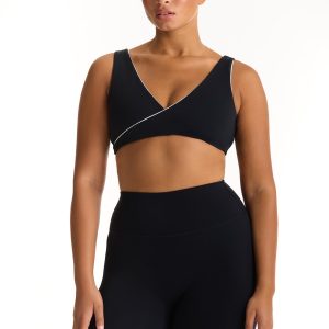 BREATHE CONTRAST WRAP BRA - ORCA