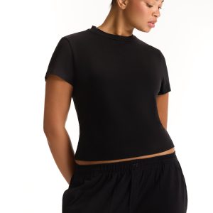 CLASSIC COTTON DAILY STAPLE TEE - ONYX