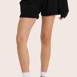LIGHTWEIGHT SWEATS CLASSIC VINTAGE SWEAT SHORTS - ONYX