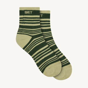 SET STRIPE SHORTY SOCKS - LAWN