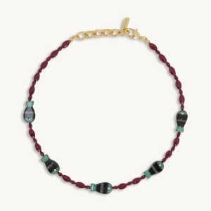 SET x LOGAN TAY FISH BEAD NECKLACE - VISTA